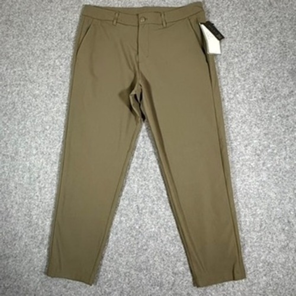Lululemon Commission Pant Slim Asia‎ Fit Olive Green Men's Size 36x27 NWT Golf